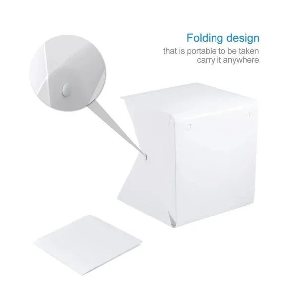 Folding Portable Room Photo Light Box LED Studio Softboxes Photography Lighting